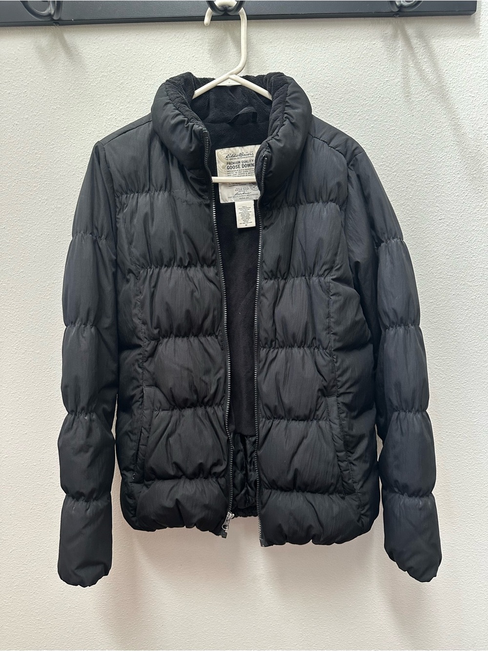 Eddie Bauer Black Goose Down Jacket - Black